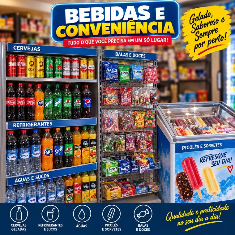 Bebidas e Conveniência